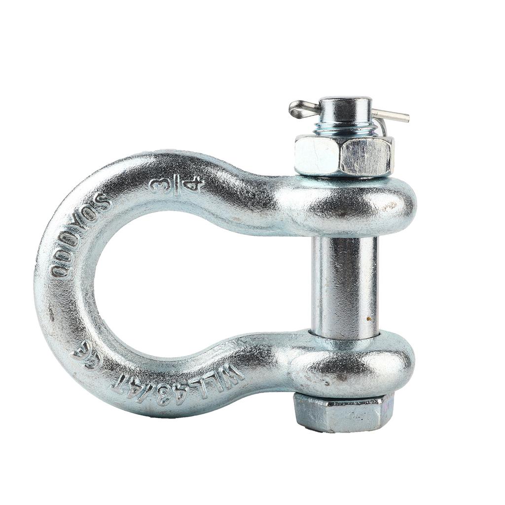 Anchor Shackle Heavy Duty Alloy Steel Bow Type with Nut Ship Lifting Machine Parts1Pc 4.75t Anchor