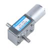 JGY370 Dual-axis DC Geared Motor: Miniature Worm Gear High Torque Motor (24V/12V/6V)