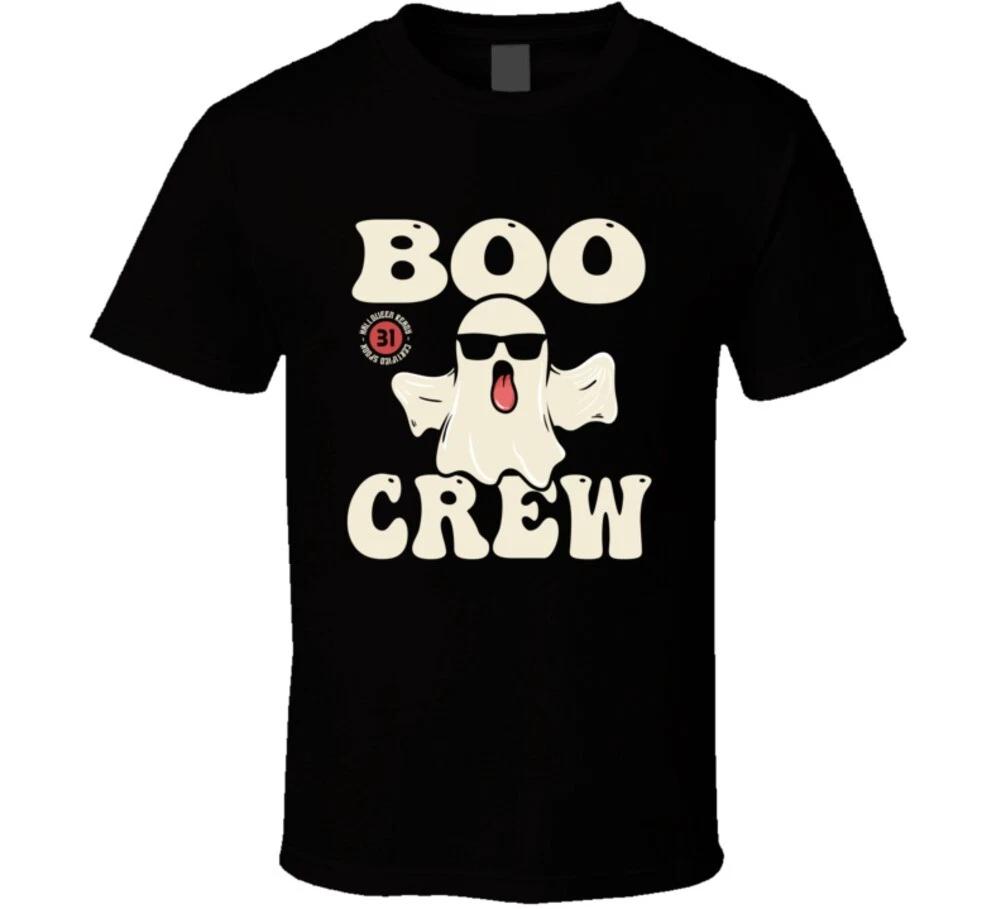 Boo Crew Halloween Funny Trick Or Treat Gift Ghost T Shirt S