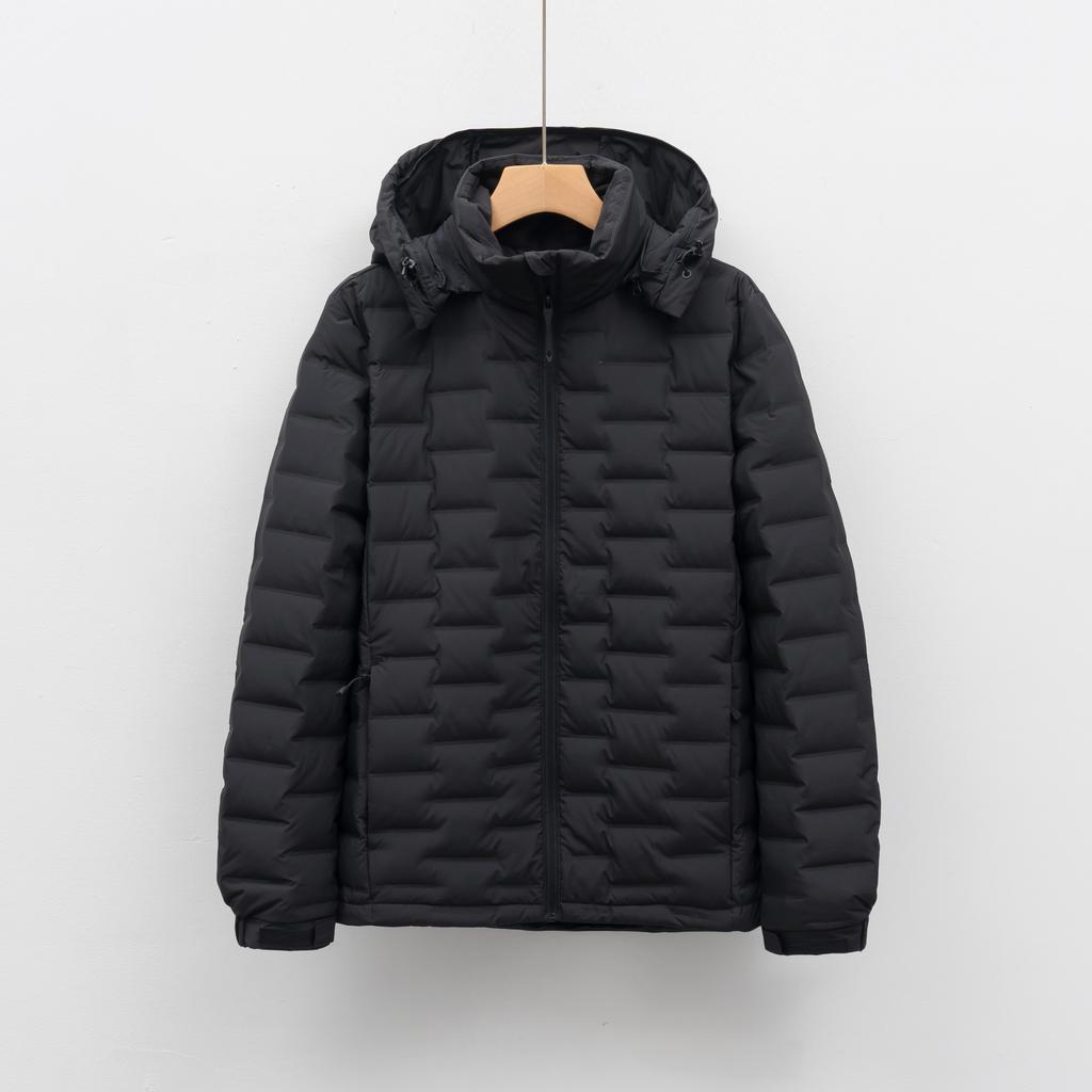Down outdoor light down jacket men's autumn and winter short hooded light top jacket