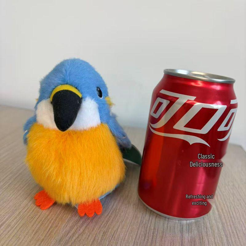 Flying Birds Plush Series: Cute Cartoon Parrot Figurines, Plush Toys, Pendants & Ornaments - Ideal Birthday Gifts