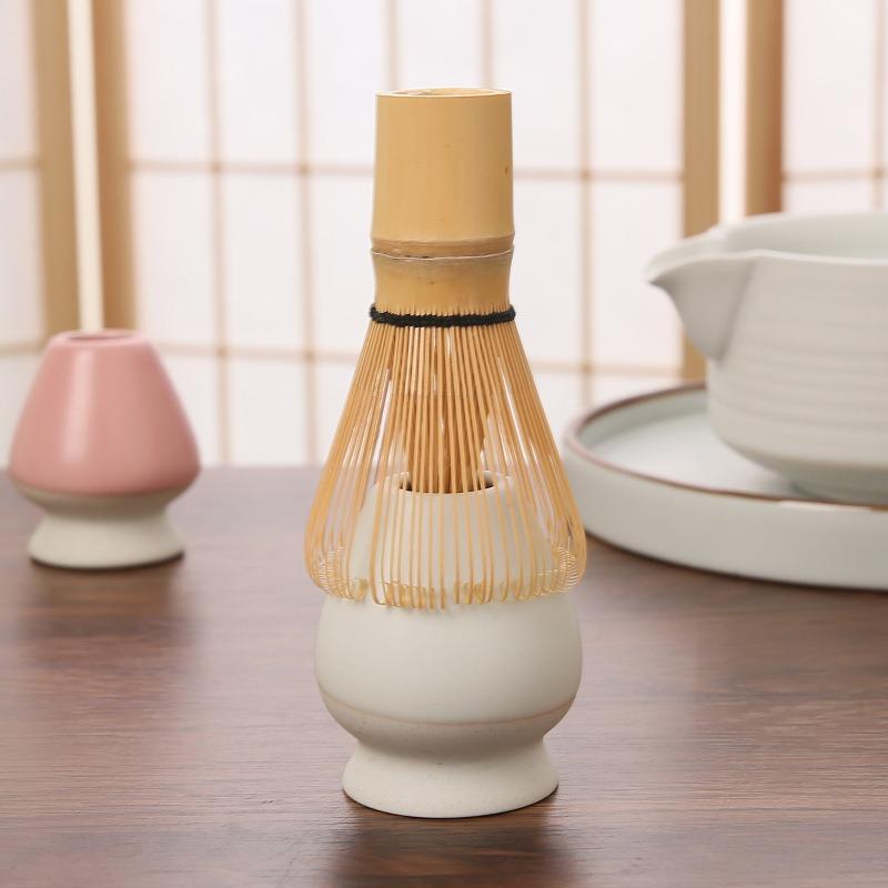 Japanischer Keramik Chasen Halter Matcha Schale Matcha Pinsel Tee Werkzeuge Halter Matcha Grüner Tee Zubehör Teegeschirr CJTZ001