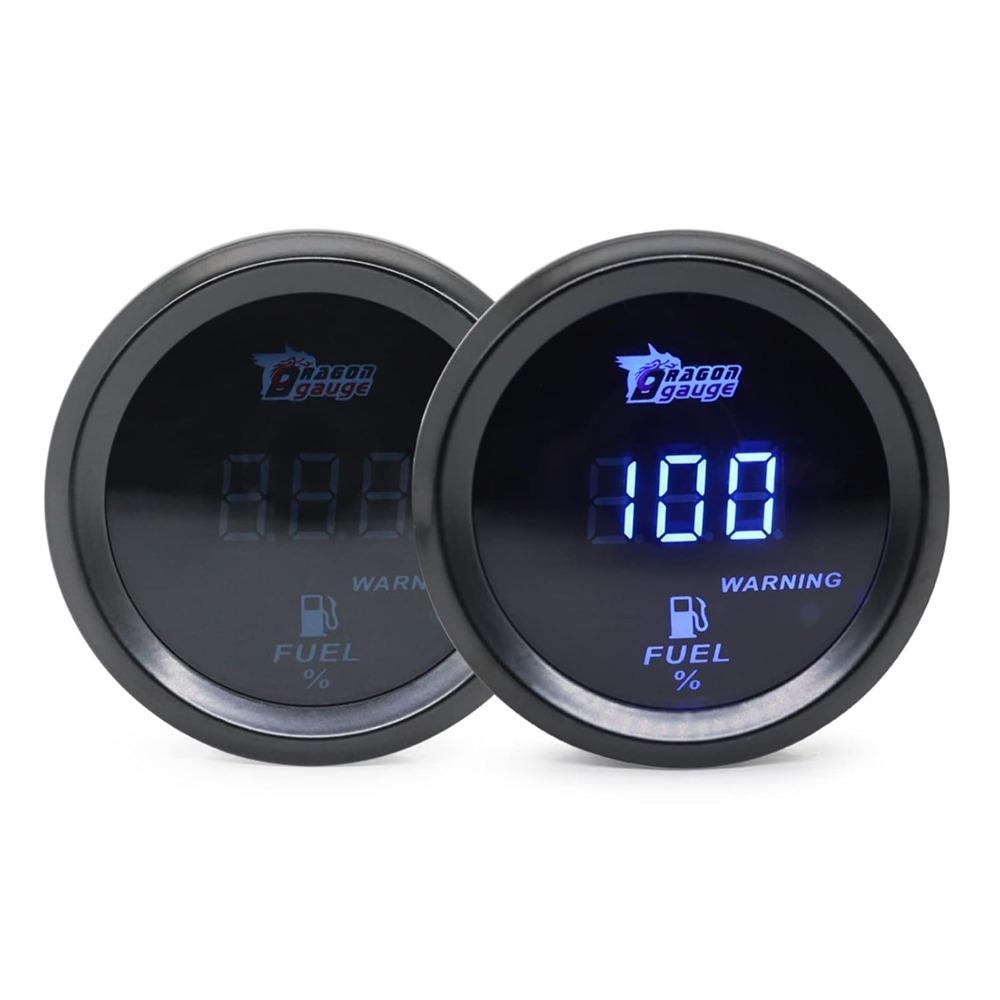 12V Voltage Fuel Level Gauge 240-33 Ohms Car Fuel Gauge Universal Fuel Tank Meter For Trucks