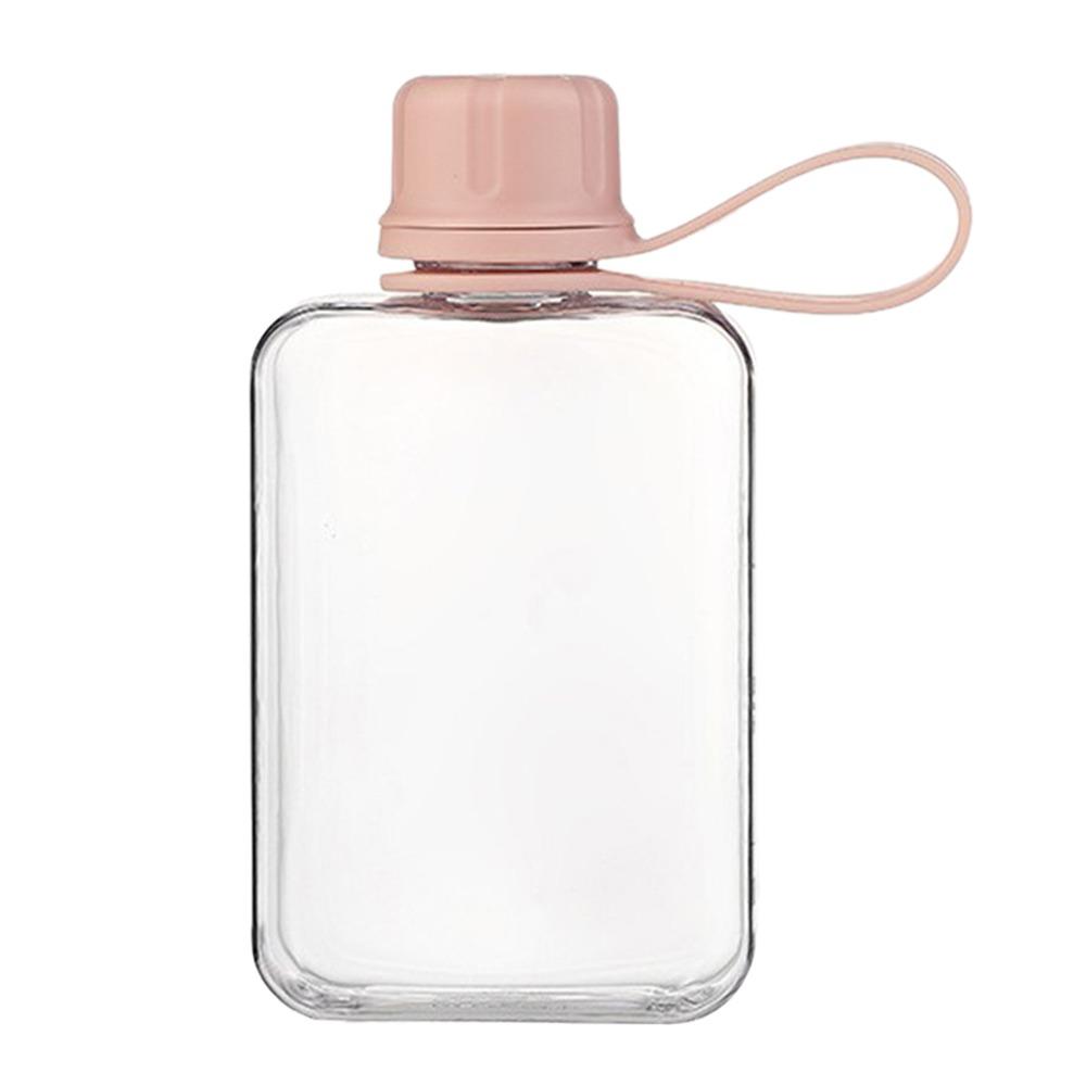 

Портативная бутылка для воды 240 мл/320 мл, прямоугольная, многоцветная, спортивная, красивая, плоская чашка для воды, для спорта на открытом воздухе