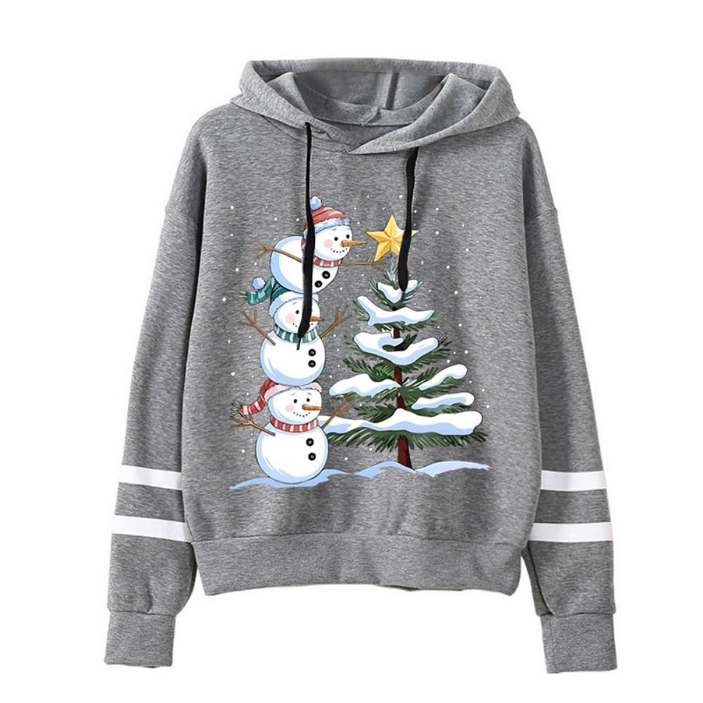 3D Funny Santa Clause Printed Men's Hoodies Loose Long Sleeve Hooded Sweatshirts Autumn Kids Christmas Festival Party Clothing