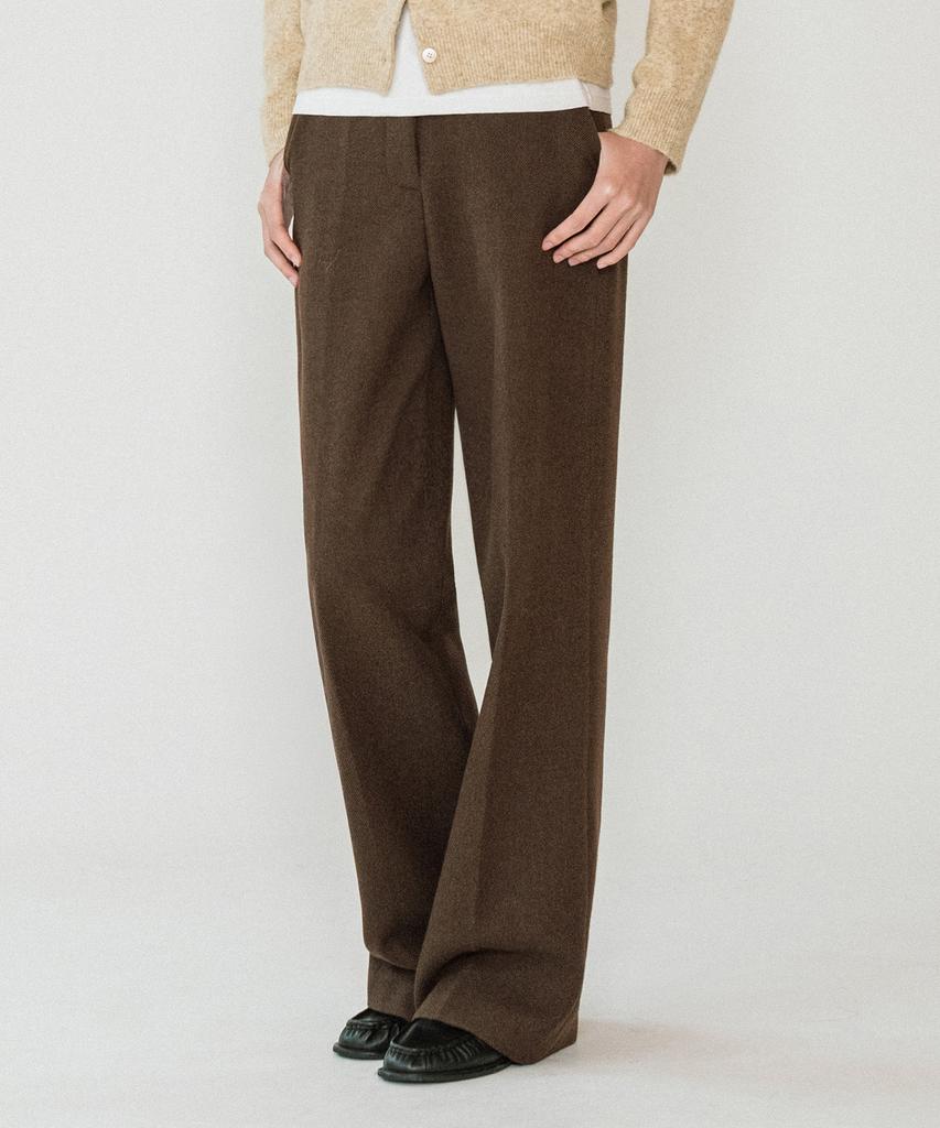 Banwonateullie P3267 Essential Wide Slacks_Brown