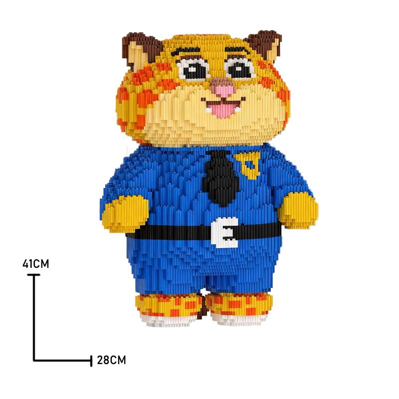 Disney Zootopia Building Blocks Nick Judy Model Benjamin Sloth Bricks Cartoon Movie Figure Toys For Kids Christmas Gift