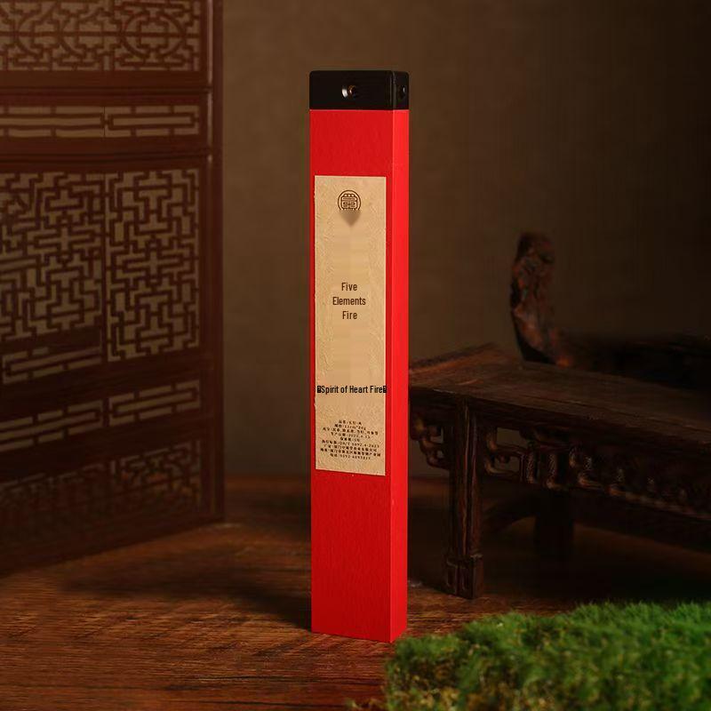 Five Elements Fire Type Medicinal Incense - Gold, Wood, Water, Fire, Earth - Classic Natural Incense Sticks, No Additives, Indoor Use