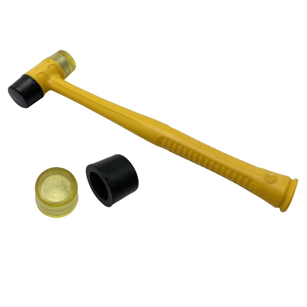 Multi Purpose Rubber Hammer Heavy Duty Mallet Durable & Comfortable Grip Rubber Hammer with Non Slip Handle for DIY