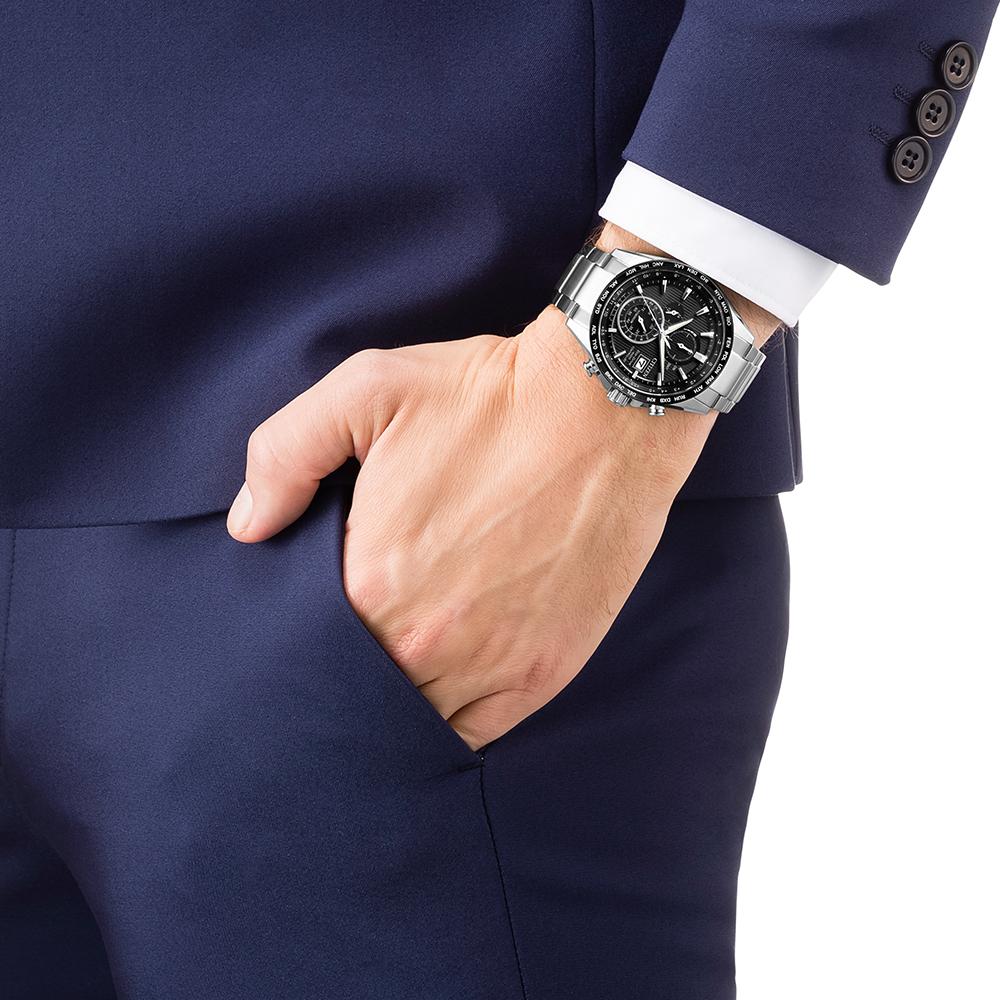 CITIZEN Ecology Drive Collection Light Powered Quartz Movement Stainless Steel Strap Watch AT8154-82E
