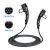 EV Charging Cable 16A 3.6KW/11KW Electric Vehicle Cord 3.5M/4M Type 2 IEC 62196 AC Public Charging Station Male To Female Plug