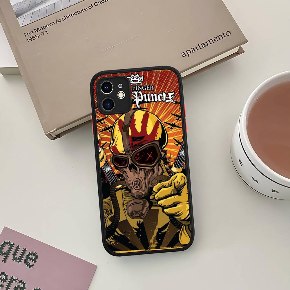 

Popular Band F-Five Finger Death Punch Matte Protective Case For IPhone 16 15 14 13 12 11 Pro Max X XS MAX Protection Case iphone 16