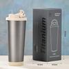 830ml Double-Walled Pure Titanium Vacuum Insulated Tumbler Modern Minimalist Travel Mug Office Outdoor Gym