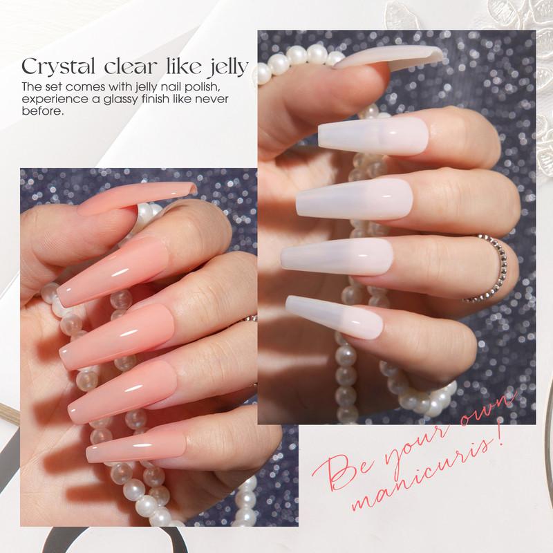 ROSALIND Set Gel Unghii Culori Strălucitoare Kit Vopsele Gel Semi Permanent Hibrid Soak Off Lac de Unghii 35 Culori Set Cadou