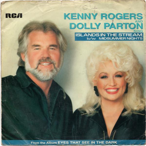 

7inch Record KENNY ROGERS DOLLY PARTON Islands In The Stream bw Midsummer RCA378 RCA 1983 UK Rock Used