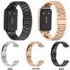 Compatible with Huawei Band 11 Pro: Three-Bead Stainless Steel Strap