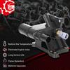Cciyu LF941517Z Motorkühlmittel-Thermostatgehäuse Wasserauslass-Thermostatgehäuse-Kit Ersatz passend für Mazda 3 2006-2013, für Mazda 5 2008-2010