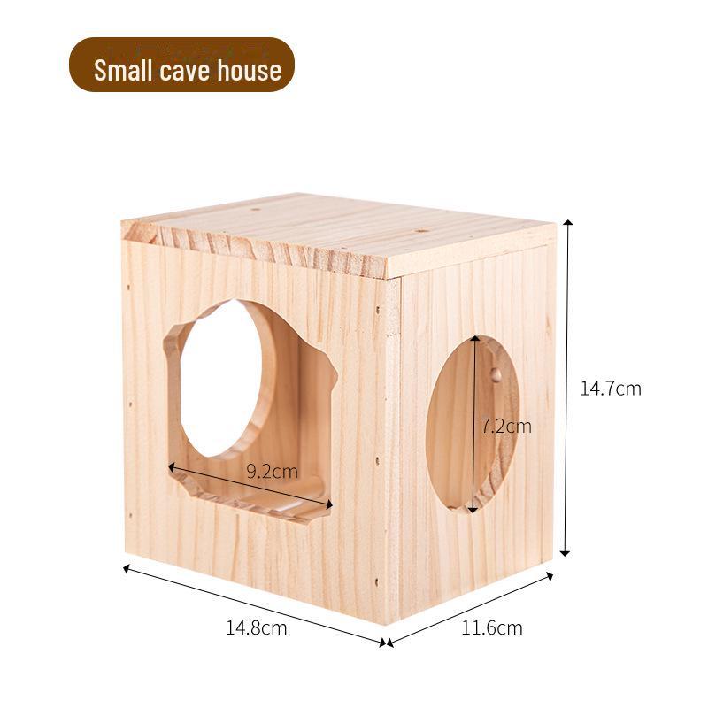 

Гнездо для попугая «Пион тигровой шкуры» — скворечник из цельного дерева со световым люком, лестницей и платформой.