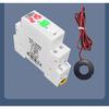 Din Rail 3in1 Single Phase Ampere Voltage Frequency Meter Ac 0-99Hz 100A Voltmeter Indicator LED Digital Display 110V 230V TOMZN