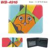 Chainsaw Man Anime Wallet Portable Large Capacity Full Color Folding Leather Purse Unisex Coin Bag
