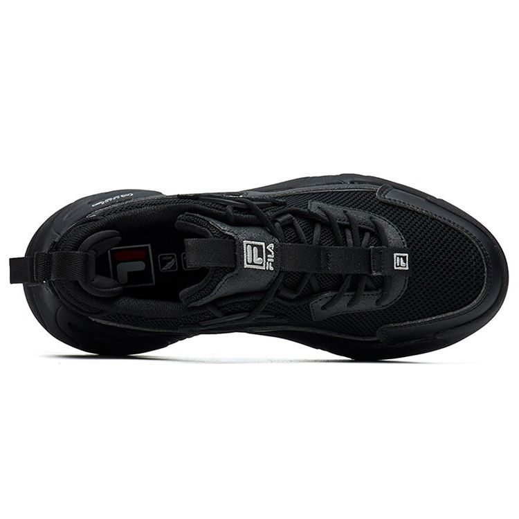 Fila Vortex Low Top Retro Basketball Shoes Women Sneaker Black F12W111234FBK