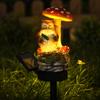Resin Ground Stake Light with Umbrella Design for Garden Decoration