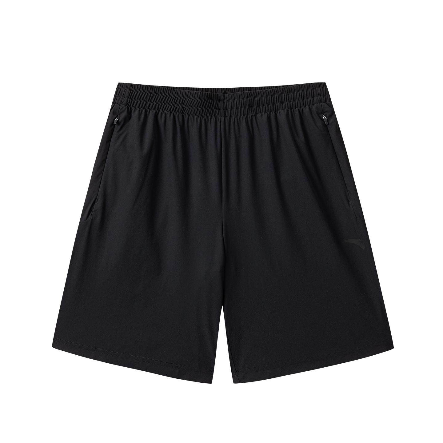 Anta Training Series Mens Knitted Five-Point Shorts Summer 2026 Casual Shorts Men shorts Basic-Black 952627301-4 S