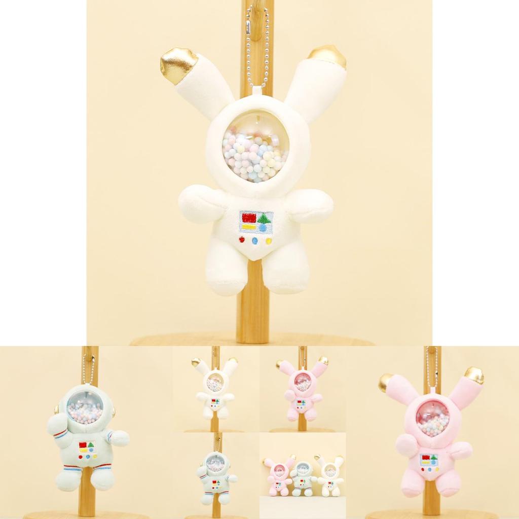 Cute Astronaut Plush Keychain Creative Space Rabbit Doll Adorable Bag Ornament