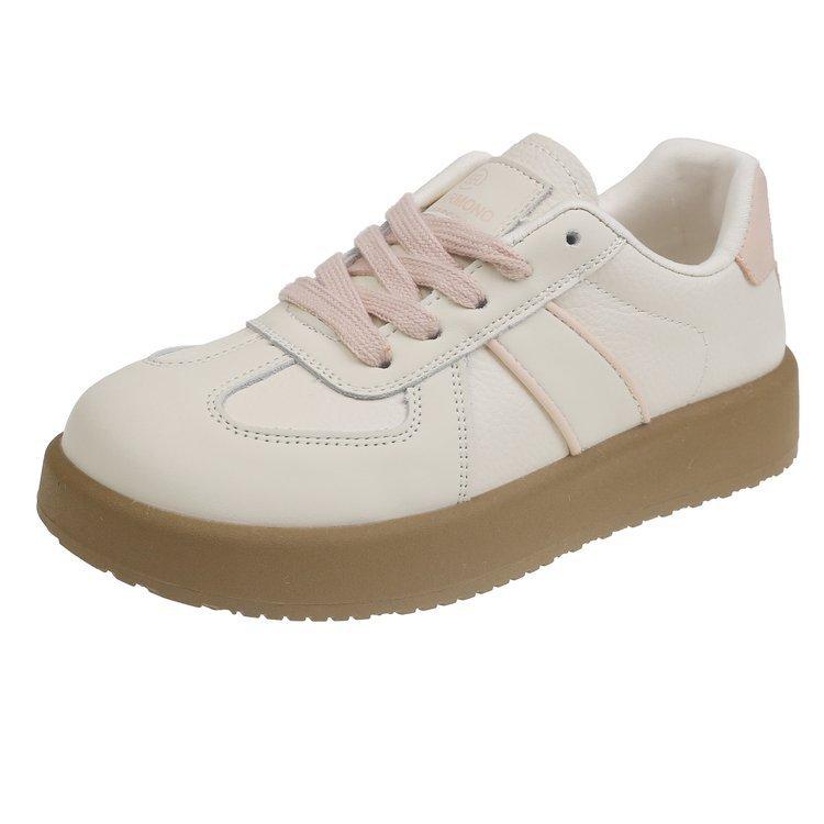 

Platform soled German training shoes women s 2025 spring new comfortable increase Internet celebrity fried street ins tide casual sports shoes women s 40 розовый