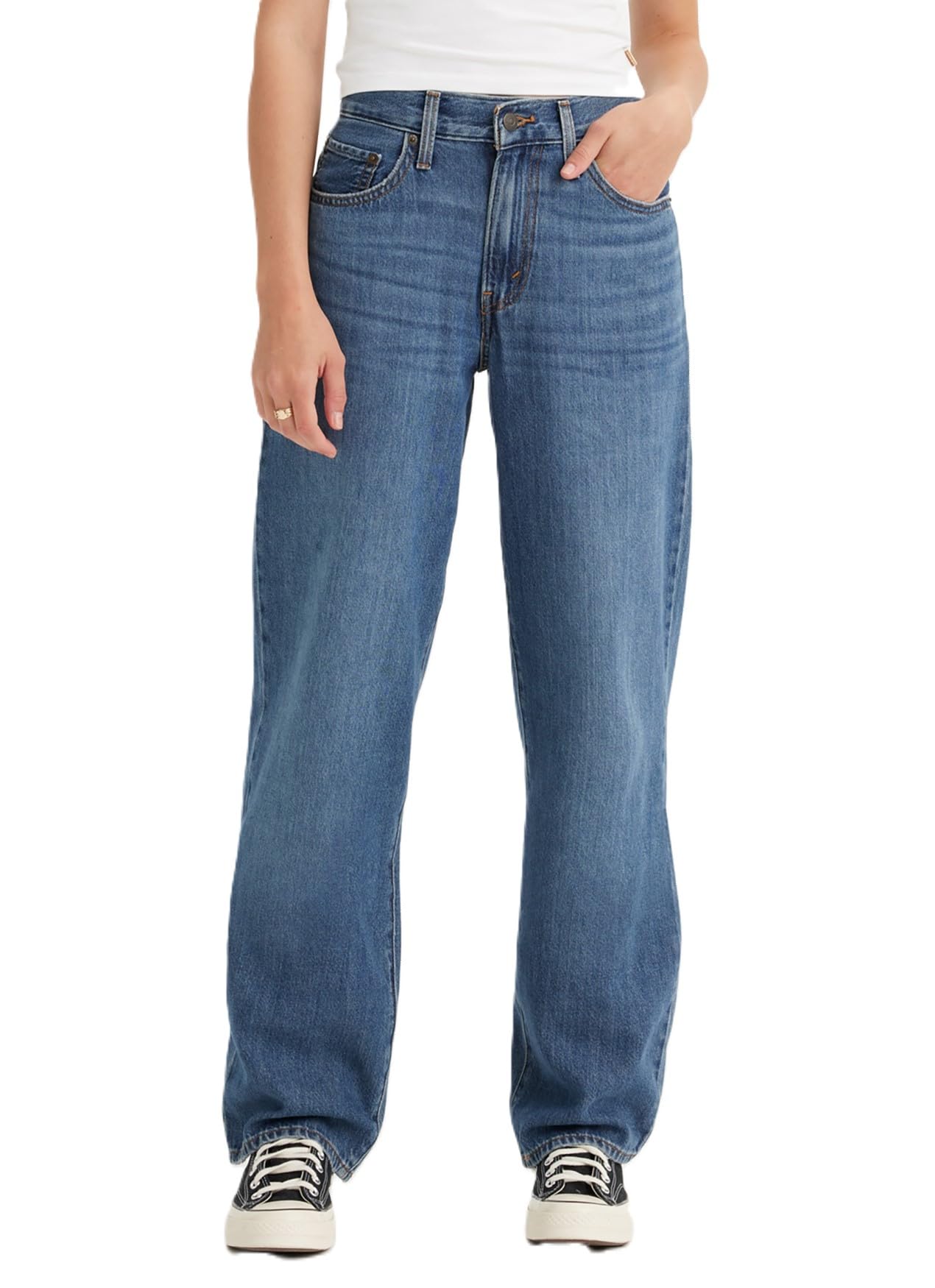 

Levi s BAGGY DAD Straight Fit Jeans Women s A3494-0032 US W26 L30
