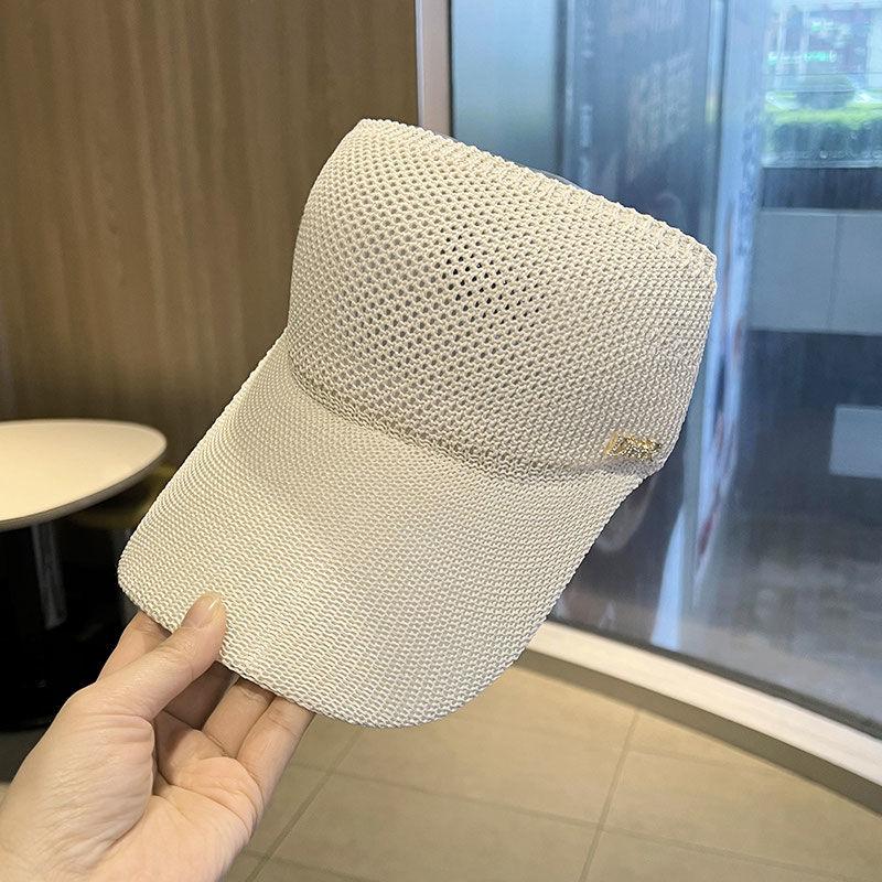 

Женская шляпа с утиным язычком, летняя защита от солнца, бейсболка без верха, универсальная шляпа с открытым верхом one size