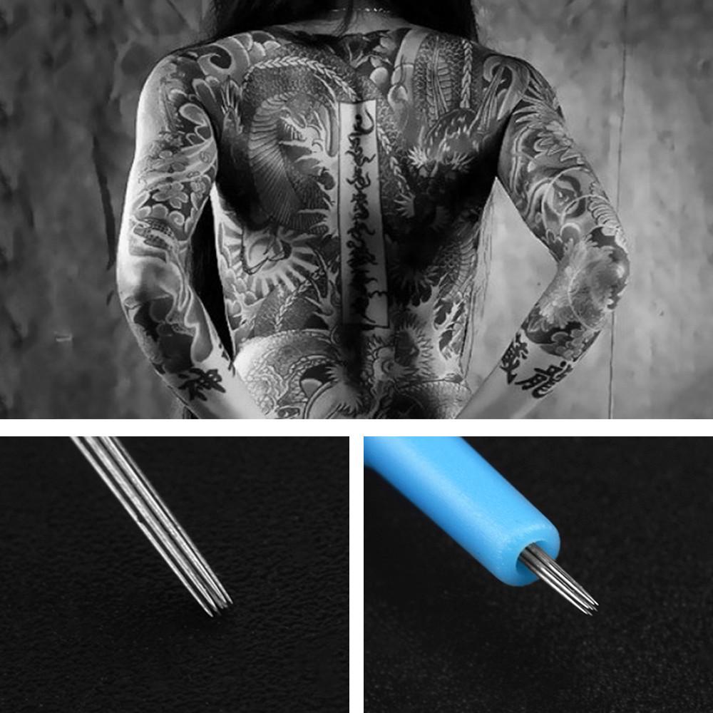 Tattoo Needles & Cartridges Set 20pcs Disposable Tattoo Needles 7RL & 20pcs Tattoo Needles Tubes 7RT Tattoo Tools Kit Tattoo Supplies