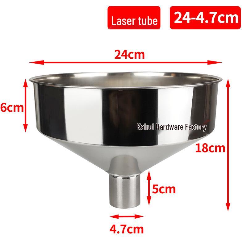 Large Stainless Steel Non-Magnetic Fueling Funnel for Industrial Tanks