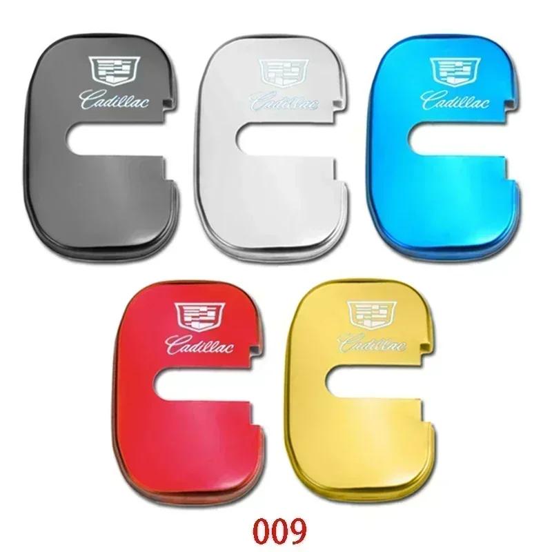 4pcs Car Door Lock Cover Protection Stickers for Cadillac CTS Escalade ATS Auto Interior Decal Replacement Logo Accessories