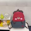 Bear Backpack Print With Cute Cartoon Pattern Students Schoolbag Gift Durable