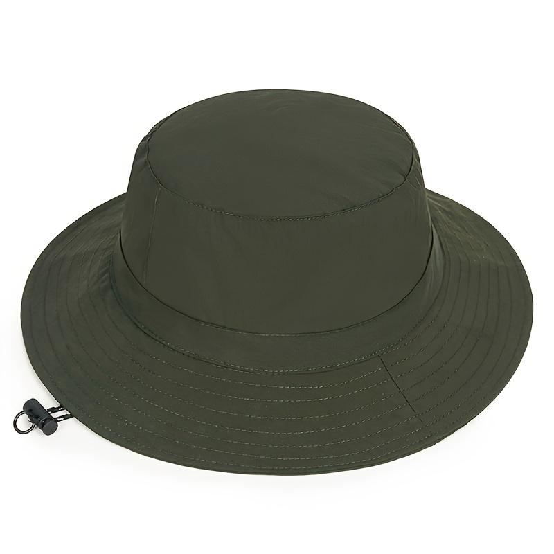 1 Składany kapelusz wędkarski Cztery Pory Roku, Wielofunkcyjny wysokiej jakości kapelusz wędkarski outdoorowy ze ściągaczem, Szybkoschnący kapelusz przeciwsłoneczny odpowiedni