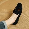 Fashion New Spring Sheep Suede Woman Shoes Round Toe Women Pumps Shoes for Women Low Heel Loafers Fashion Tassel Decorated Casual Shoes