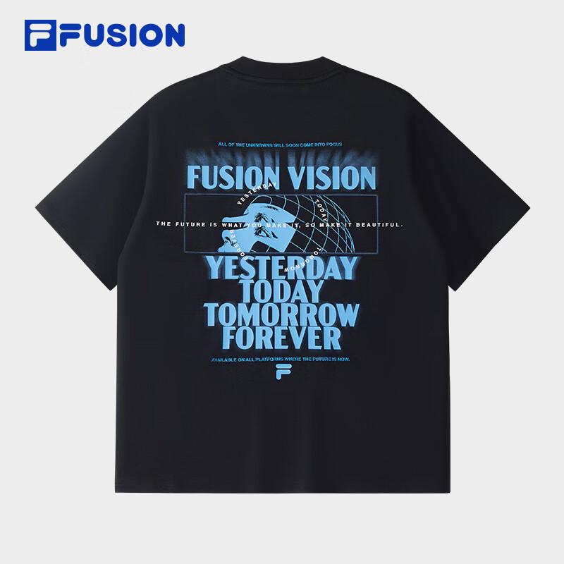 Fila Fusion Unisex Crew Neck Cotton T-Shirt