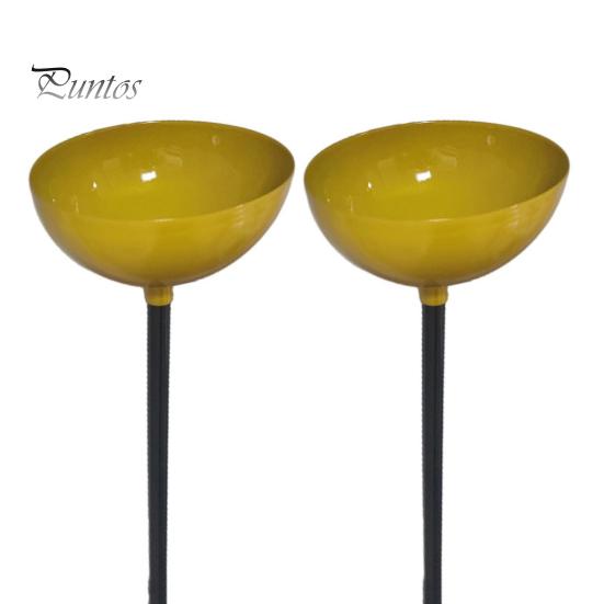 

2/4 шт. Металлические поилки для птиц, подставка для сада на открытом воздухе, поилка для птиц, кормушка для колибри с металлическим колышком для декора газона во дворе и патио жёлтый