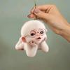 Car Pendant Cartoon Pouting Monkey Charm Acrylic Pendant Lightweight 2D Backpack Auto Accessory Car Decoration
