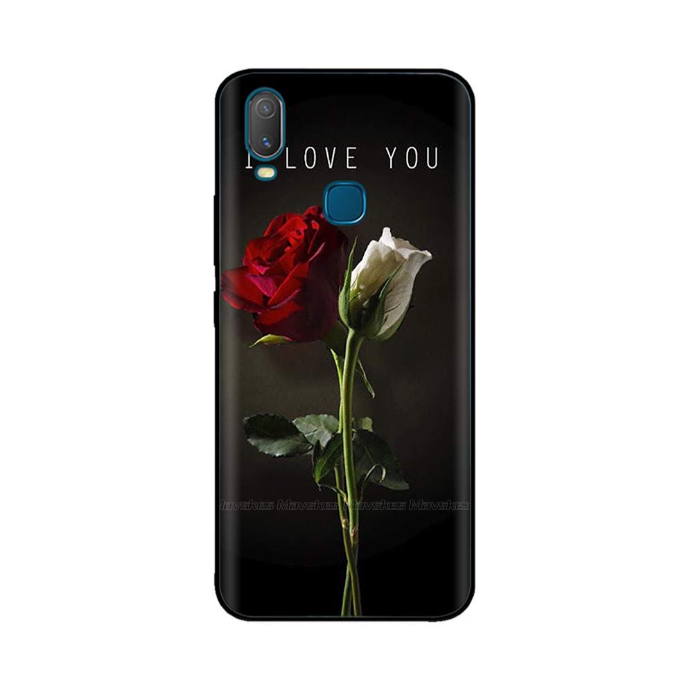 Für Vivo Y11 2019 Hülle Silikon Niedliche Cartoon-Druck Weiche TPU-Hülle für Vivo 1906 Fundas Coque für VivoY11 Y 11 2019 6,35'' Hülle