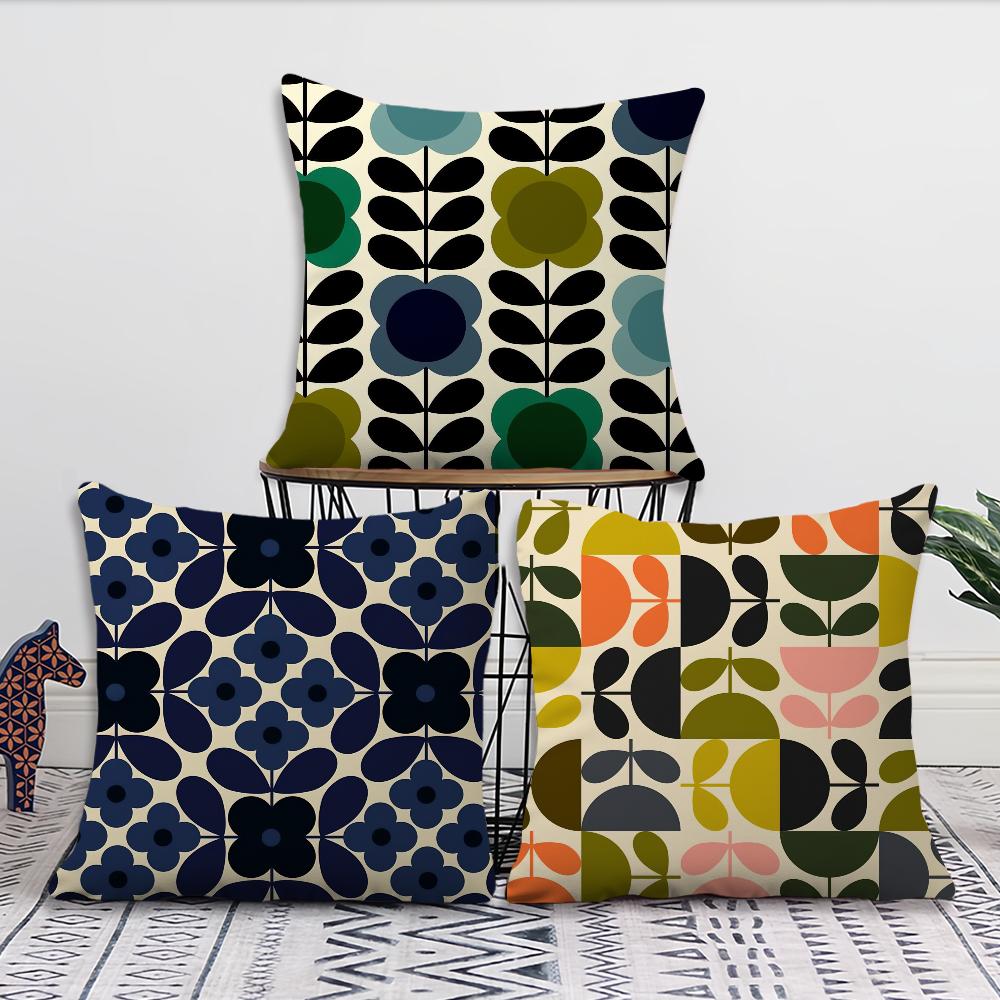 Art O-Orla K-Kiely cool cushion cover Pillow Cover Decoration Room Home Sofa living Office Car Nordic Simplicity
