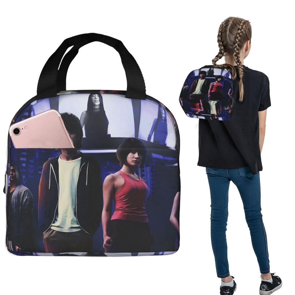 Alice In Borderlanded Poker Thriller Drama Insulated Lunch Bag for Women Kids Portable Food Boxes Thermal Lunch Box Tote