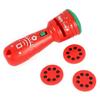 Red Battery Operated Christmas Flashlight Projector with Pictures
