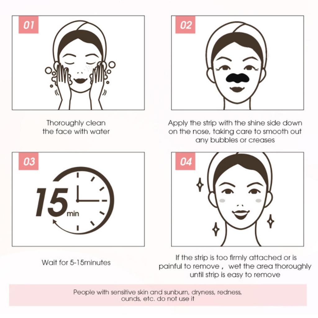 ROSOTENA Blackhead Strips Deep Cleansing Blackhead Remover Strips for Home Beauty Salon