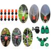40m Garden Irrigation Kit: 158pcs Adjustable Eight-Hole Dripper & Automatic Atomizing Waterer