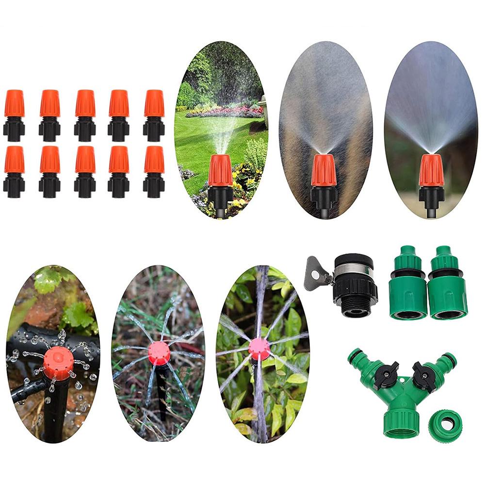 40m Garden Irrigation Kit: 158pcs Adjustable Eight-Hole Dripper & Automatic Atomizing Waterer