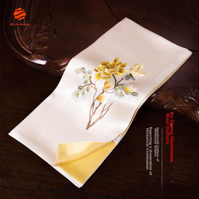 Silk Scarf for Women, Mulberry Silk Suzhou Handmade Embroidery Scarf, Gift for Suzhou Embroidery, Silk Outer Wrap, Small Shawl In Gift Box