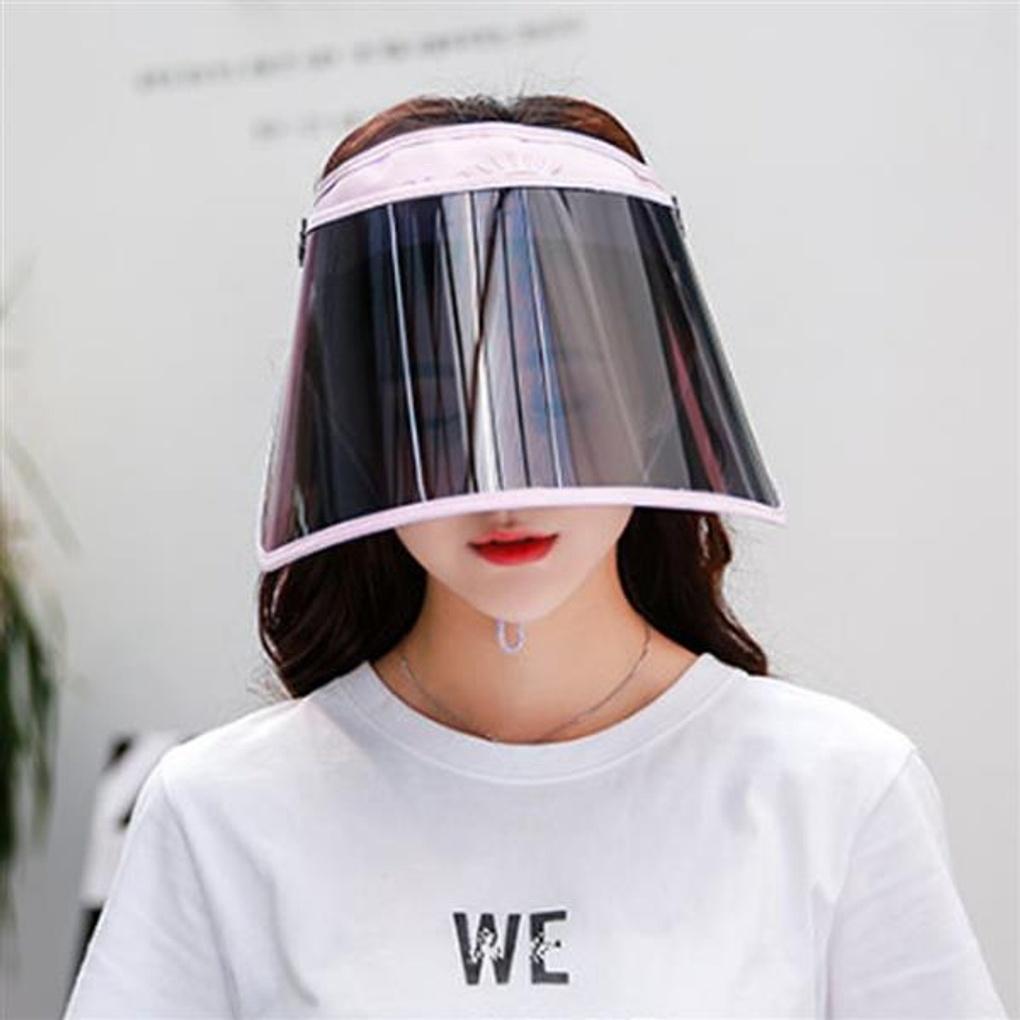 UV protection round sun cap (pink) / UV protection hat