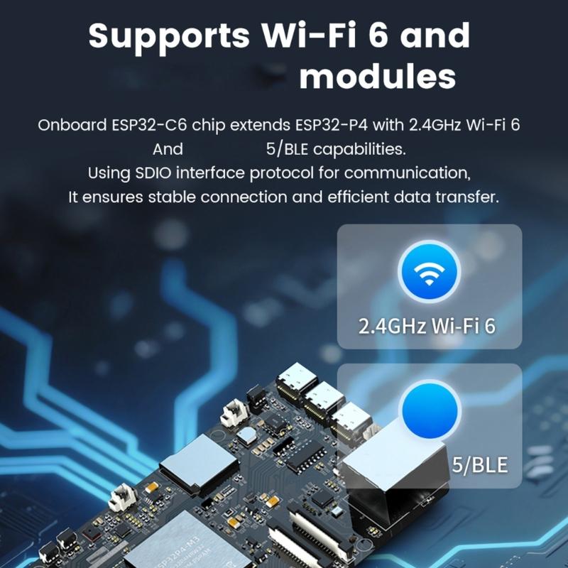 P4 Modul Entwicklungsplatine Prozessor mit zwei Kernen Drahtlose Verbindung Und GPIO-Erweiterung